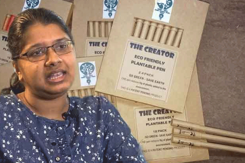 இலங்கையில் இயற்கையைப் பாதுகாக்கும் பேனா கண்டுபிடிப்பு!