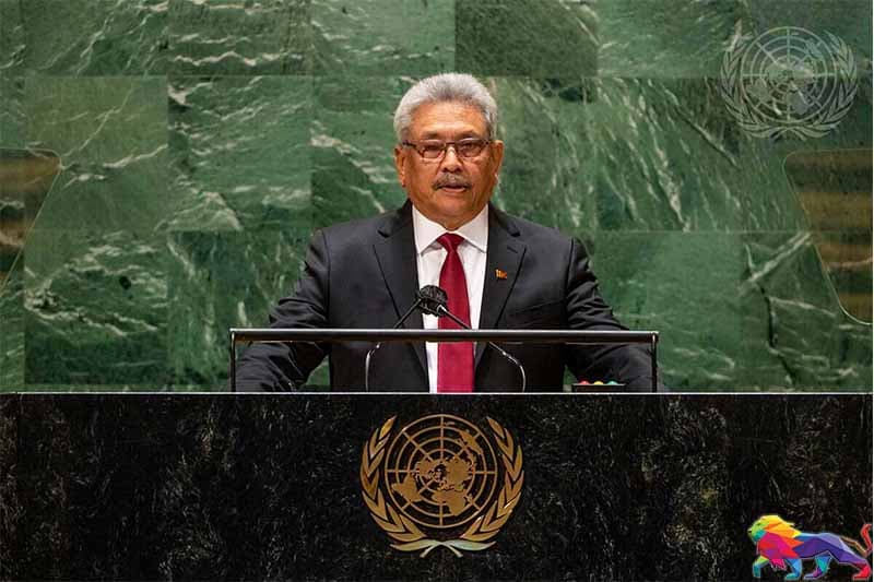 தனது உரையில் இலங்கை தமிழர்கள் பற்றி பேசுவதை தவிர்த்த கோட்டாபய!