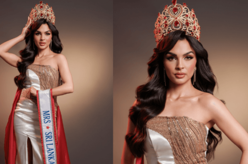 Mrs. World அழகிப் போட்டியில் இலங்கை சபினாவுக்கு 3ஆம் இடம்!