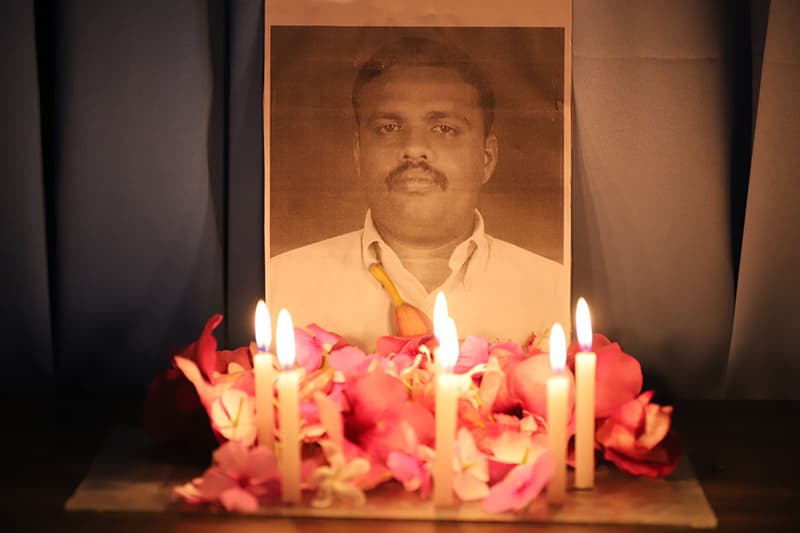 ஊடகவியலாளர் சத்தியமூர்த்தியின் 14ஆம் ஆண்டு நினைவேந்தல்