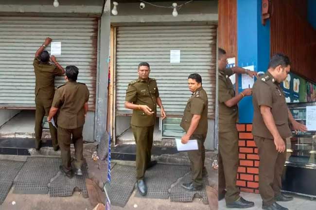 யாழ் நகரில் இரு உணவகங்களுக்கு சீல்