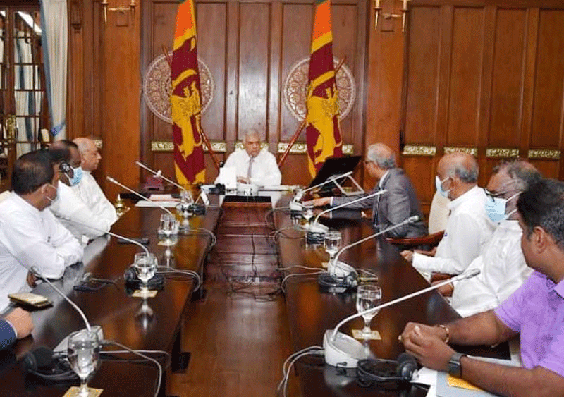 ஜனாதிபதியின் இந்திய விஜயத்திற்கு முன் TNA உடன் விசேட பேச்சு