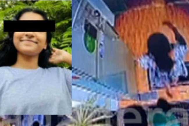 பாடசாலை மாணவி விடுதிக்கு செல்லும் சிசிரிவி காணொளி!