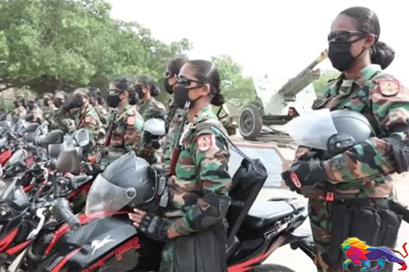 கொவிட் 19ஐ தடுக்க பயிற்றப்பட்ட பெண்கள் மோட்டார் படையணி!