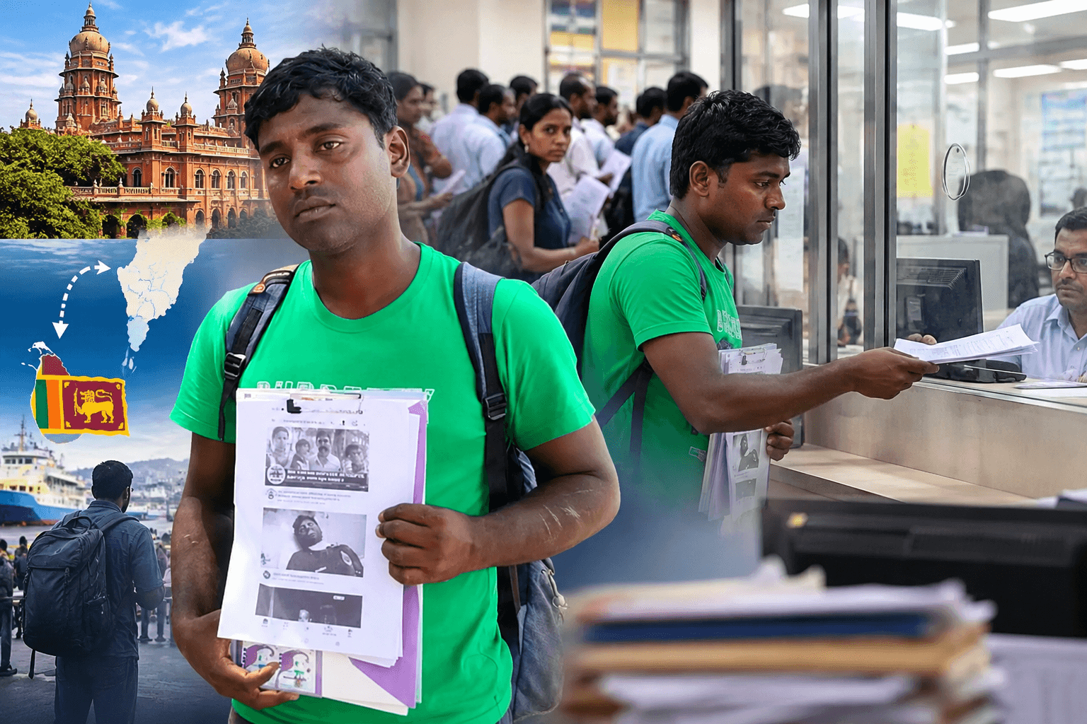தமிழகத்தில் அடையாள அட்டைக்காகப் போராடும் இலங்கை இளைஞர்!