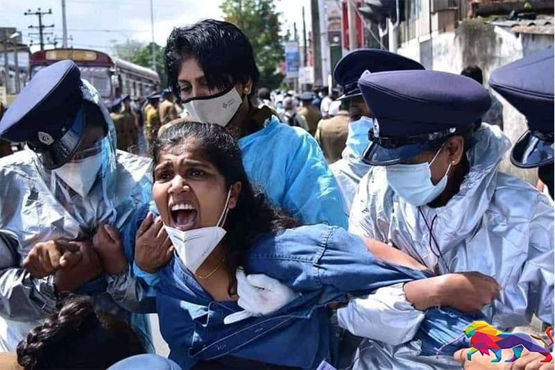 இராணுவமயமாக்கலுக்கு எதிரான ஆர்ப்பாட்டக்காரர்கள் மீதான தாக்குதலுக்கு சர்வதேச எதிர்ப்பு!