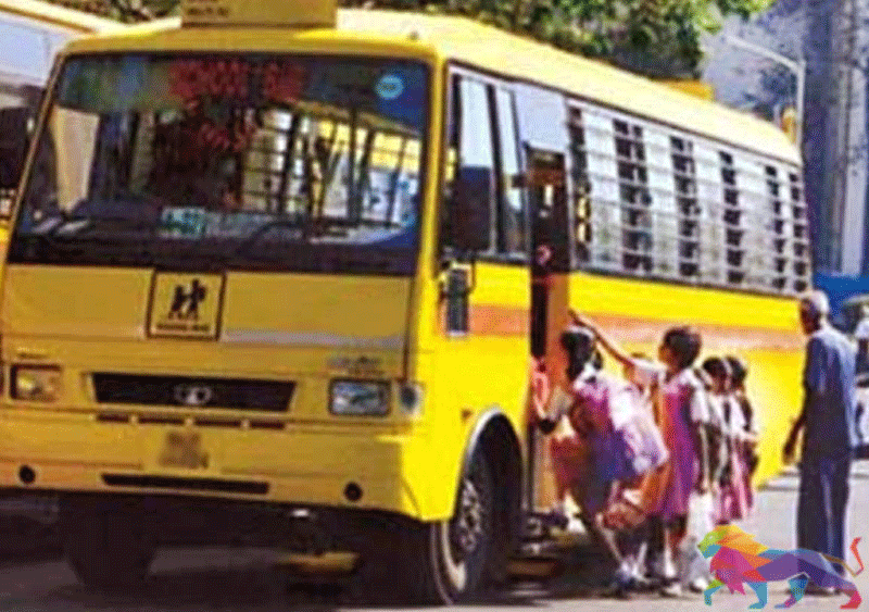 பாடசாலை மாணவர்களை ஏற்றிச் செல்லும் வேன்கள் மஞ்சள் மட்டுமே!