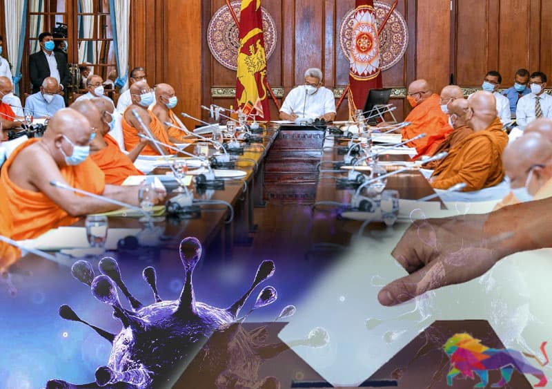 மகா சங்கத்தின் சொல்லுக்கு கீழ்ப்படிகிறது அரசு! கொவிட் முடிவடையும் வரை மாகாண சபை தேர்தல் நடைபெறாது!