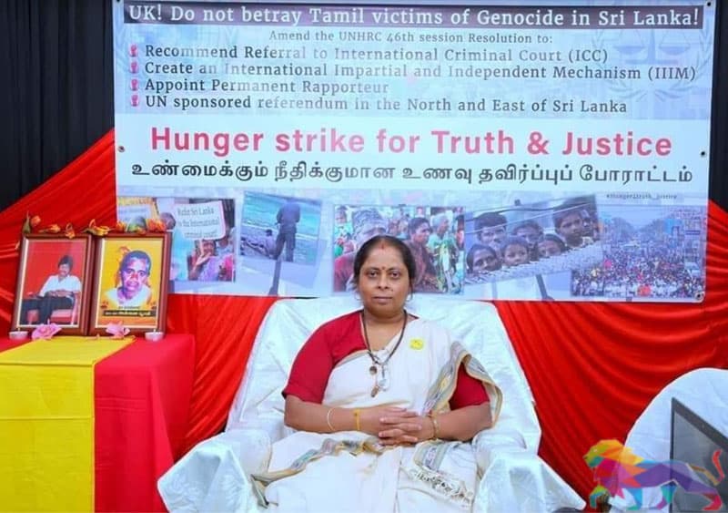 புலம்பெயர் அமைப்பு தலைவரின் லண்டன் உண்ணாவிரதத்திற்கு மகளிர் தினத்தன்று 10 நாட்கள்!