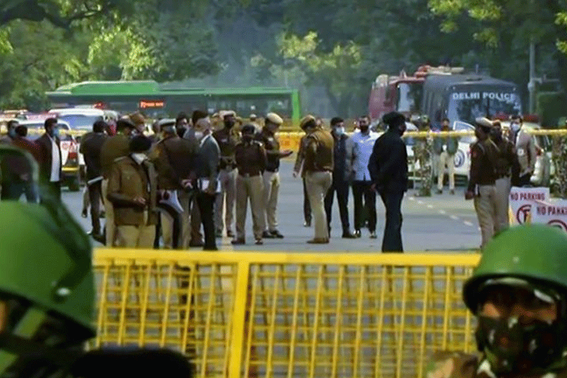 டெல்லியில் இஸ்ரேல் தூதரகம் அருகே குண்டுவெடிப்பு!