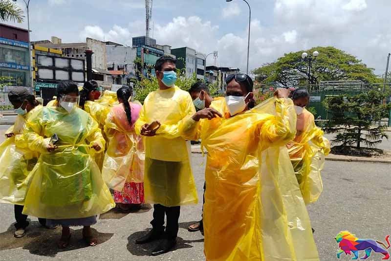 “இலங்கையில் செய்ய முடியாத“ போராட்டத்தை முன்னெடுத்தவர்களுக்கு பிணை!