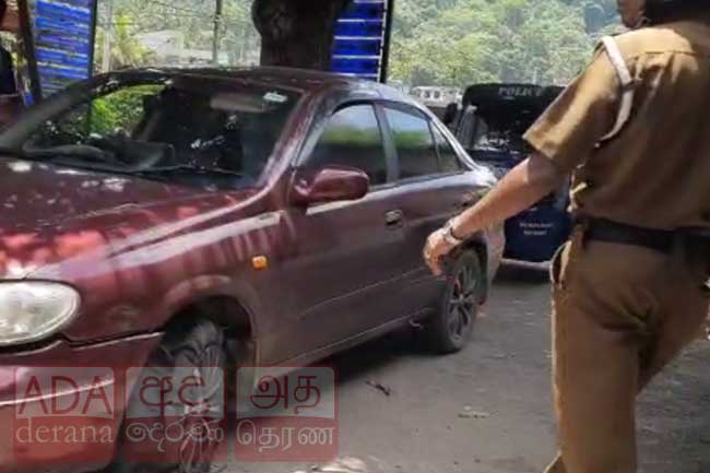 கார் மீது பொலிஸார் நடத்திய துப்பாக்கிப் பிரயோகம்!