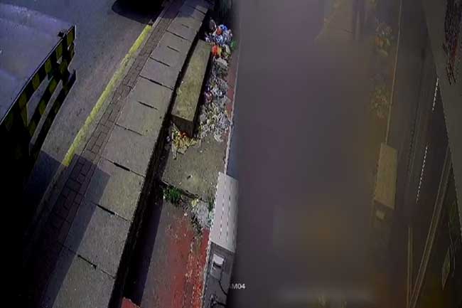 இராணுவ வாகனம் மோதி ஒருவர் பலி - CCTV காணொளி