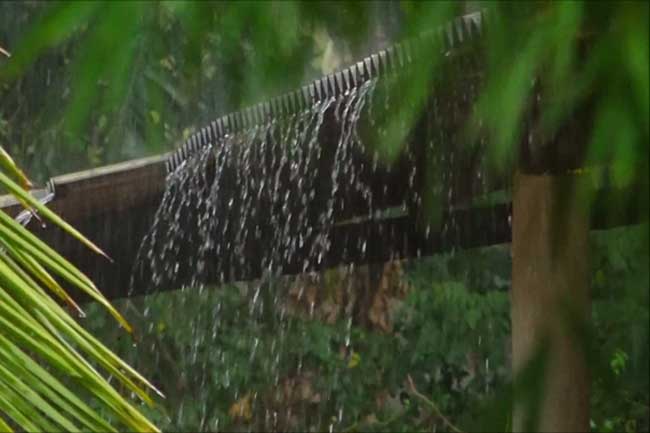 மாலை அல்லது இரவு வேளையில் இடியுடன் கூடிய மழை