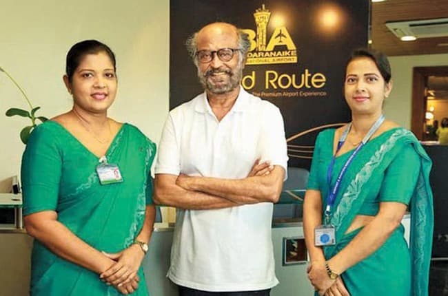 சூப்பர் ஸ்டார் ரஜினிகாந்த் மீண்டும் இலங்கை ஊடாக பயணம்
