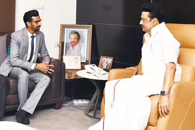 ஸ்டாலினுடன் ஜீவன் தொண்டமான் பேச்சுவார்த்தை