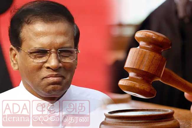 மைத்திரியின் வழக்கிலிருந்த நீதிபதி விலகல்