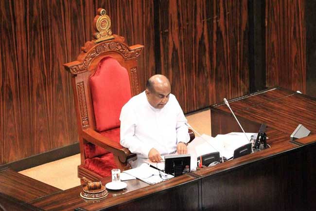 சபாநாயகரின் அறிவிப்புக்கள் - பாராளுமன்றில் இன்று!