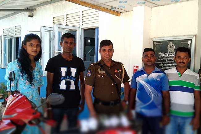 கிளிநொச்சியில் பெண் ஒருவர் கைது