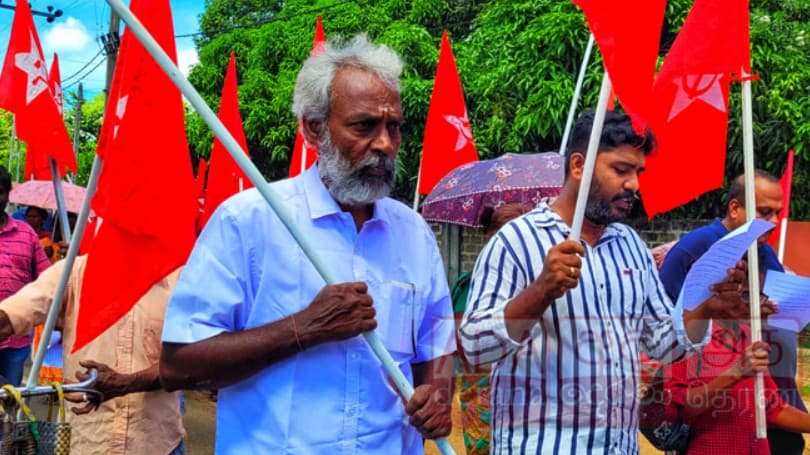 வவுனியாவில் மேதின ஊர்வலம்!