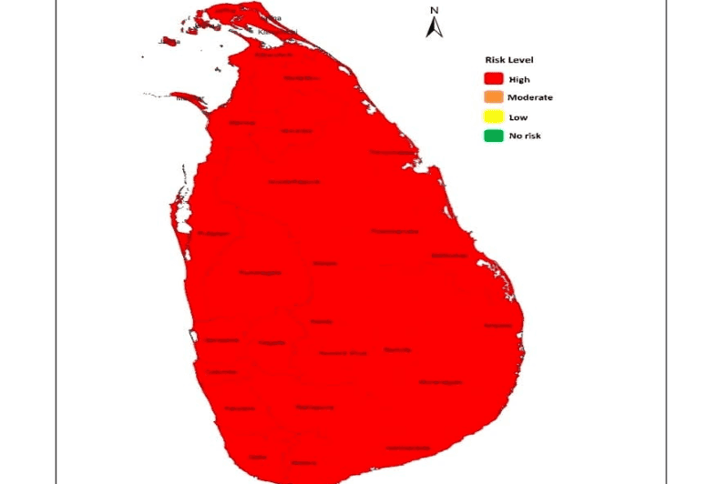 முழு நாட்டுக்கும் சிவப்பு எச்சரிக்கை!