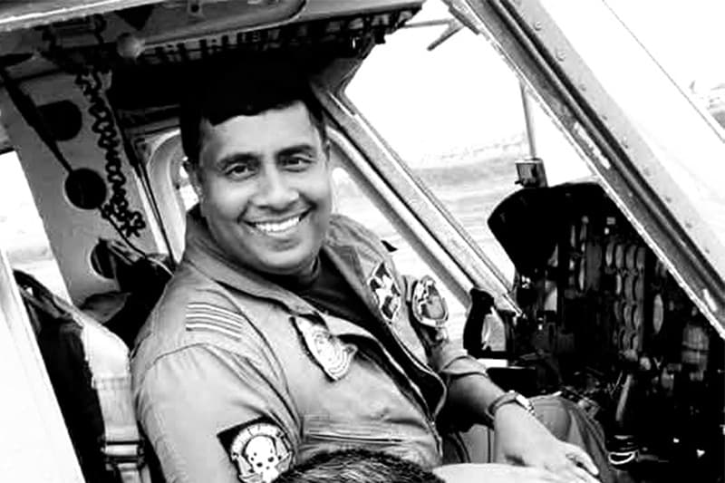 லுணுவில ஹெலி விபத்தில் உயிரிழந்த விமானிக்கு பதவி உயர்வு!