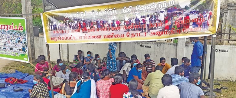 8ஆவது நாளாக தொடரும் வடக்கு சுகாதார தொண்டர்கள் போராட்டம்!