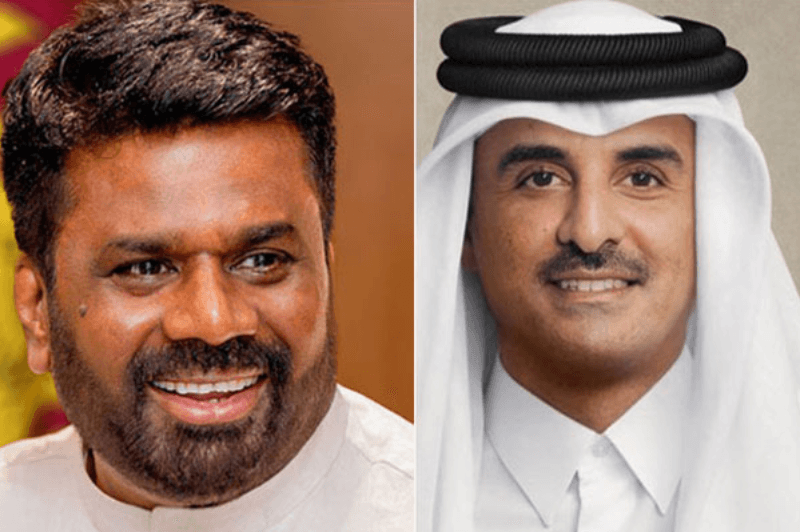 ஜனாதிபதி அநுர-கட்டார் அமீருக்கு இடையில் விசேட தொலைபேசி உரையாடல்!