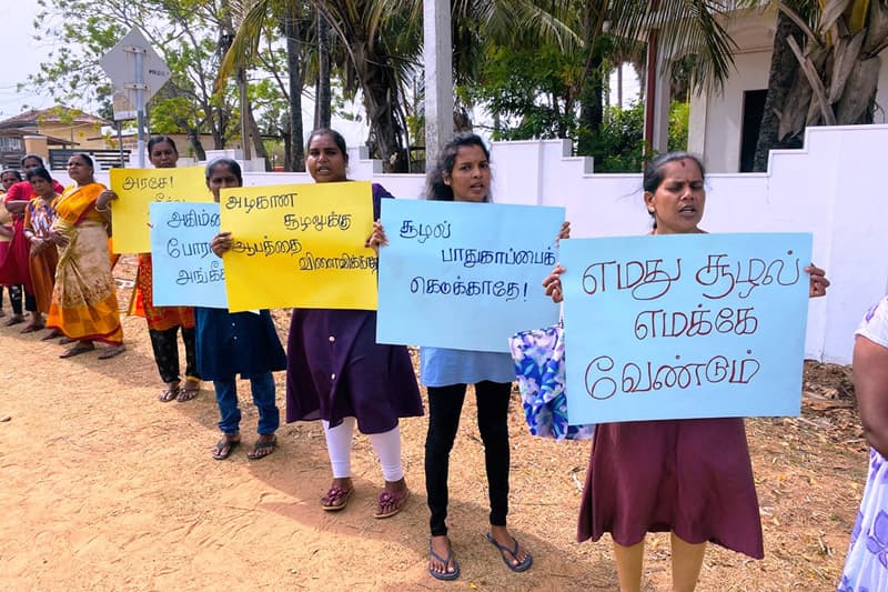 கிழக்கில் சூரிய மின்சக்தி திட்டம் நிறுத்தப்படும் வரை 'இடைவிடாத போராட்டம்'